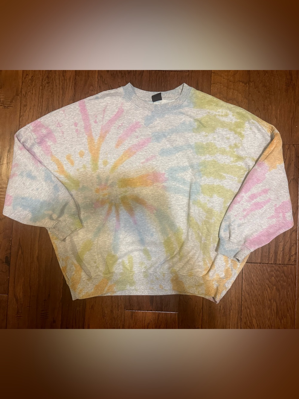 Pacsun Multicolor TieDye Oversized Crewneck - Size Large